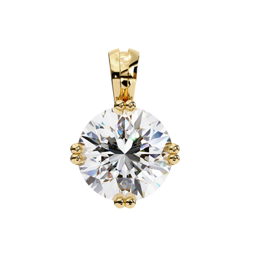 Petite Solitaire Diamond Pendant