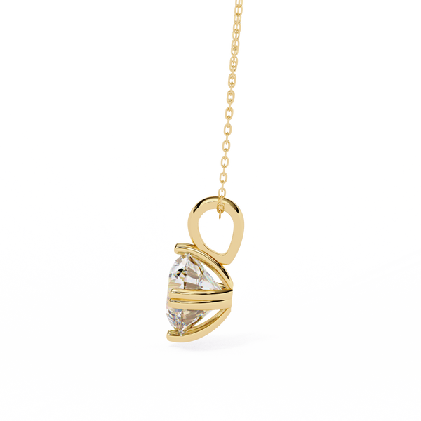 Petite Solitaire Lab Grown Diamond Pendant