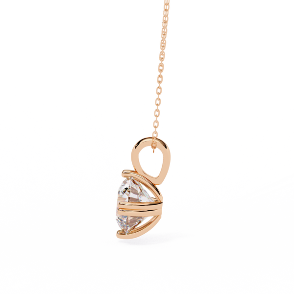 Petite Solitaire Lab Grown Diamond Pendant
