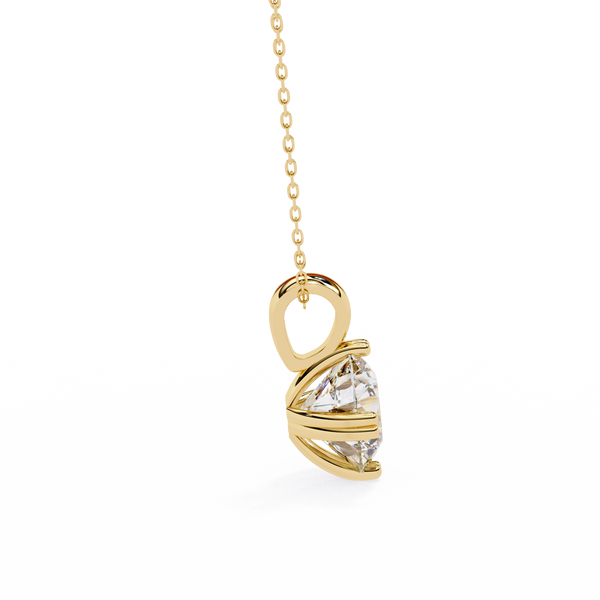 Petite Solitaire Lab Grown Diamond Pendant