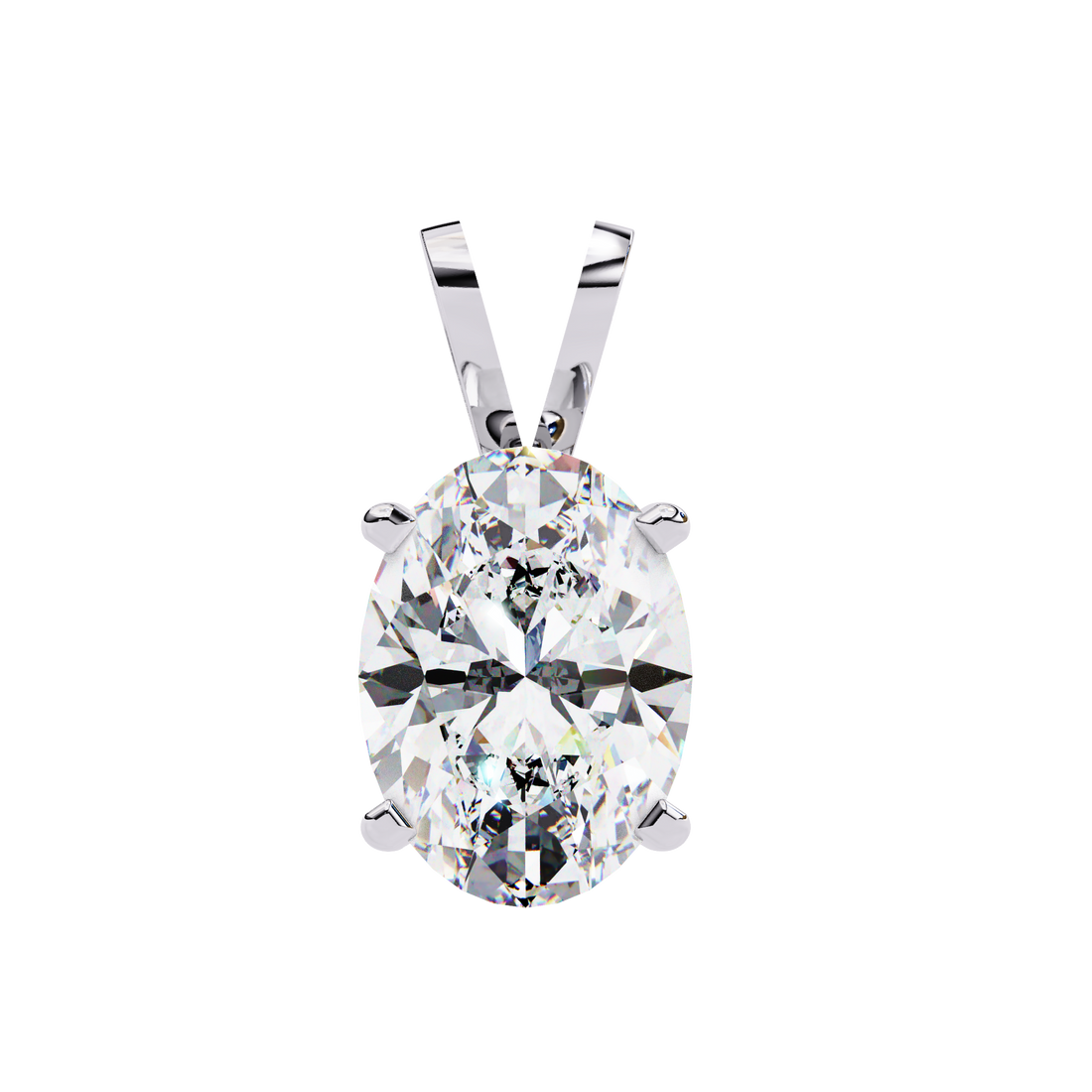 Simple Solitaire Diamond Pendant