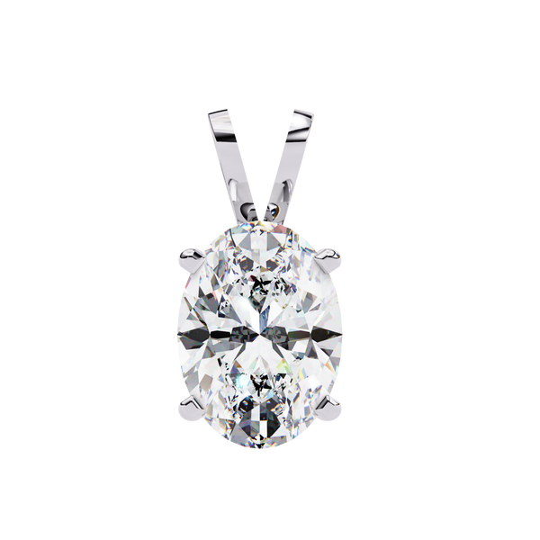 Simple Solitaire Lab Grown Diamond Pendant