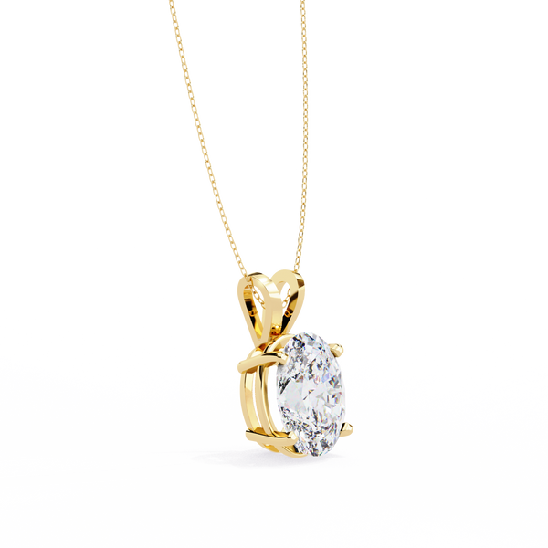 Simple Solitaire Lab Grown Diamond Pendant