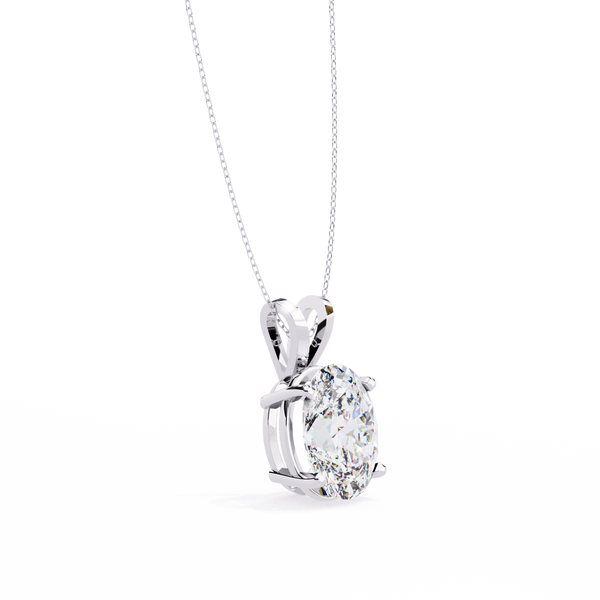 Simple Solitaire Lab Grown Diamond Pendant