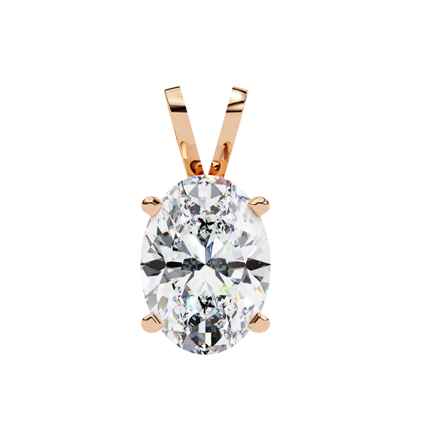 Simple Solitaire Lab Grown Diamond Pendant