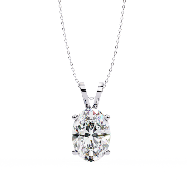 Simple Solitaire Lab Grown Diamond Pendant