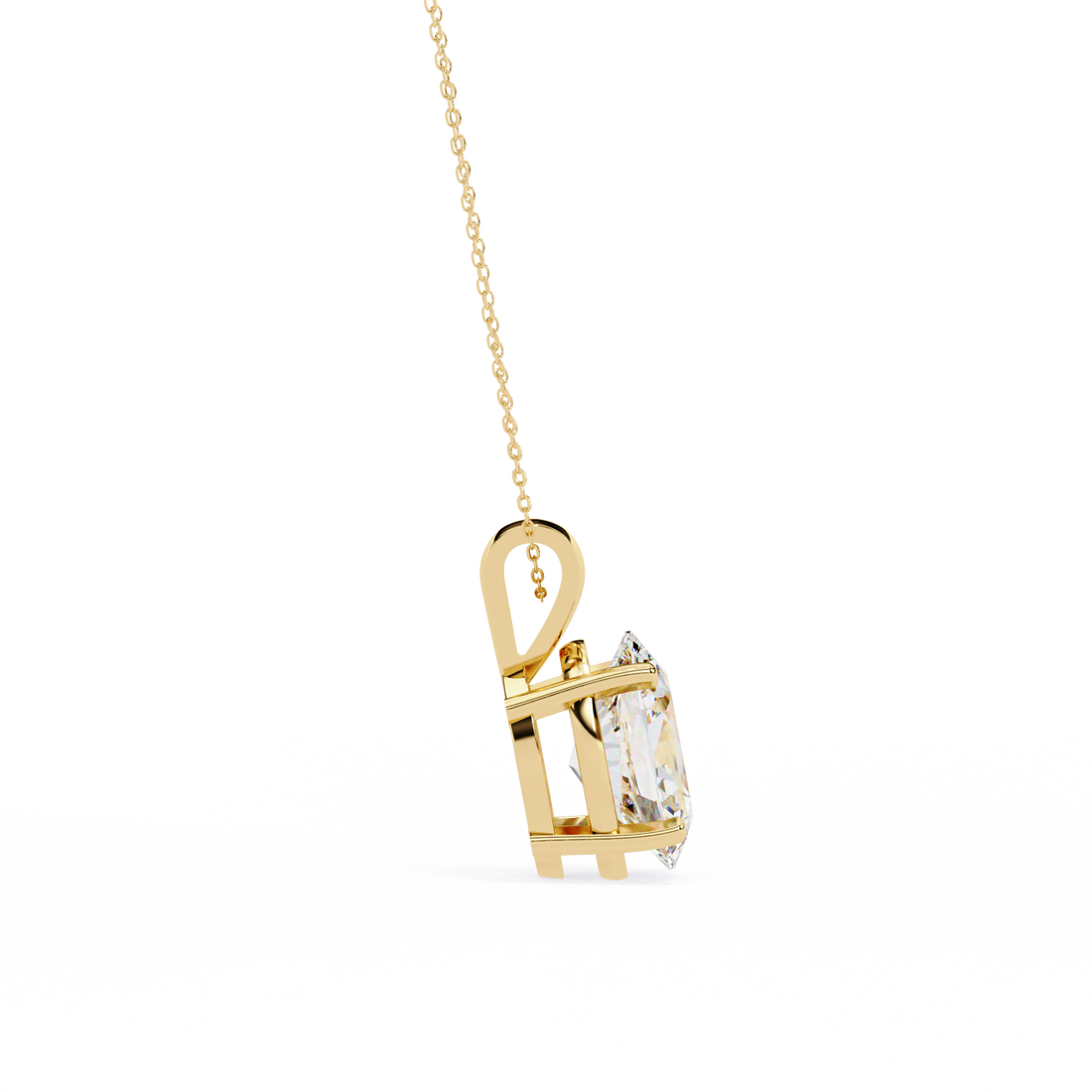 Simple Solitaire Diamond Pendant