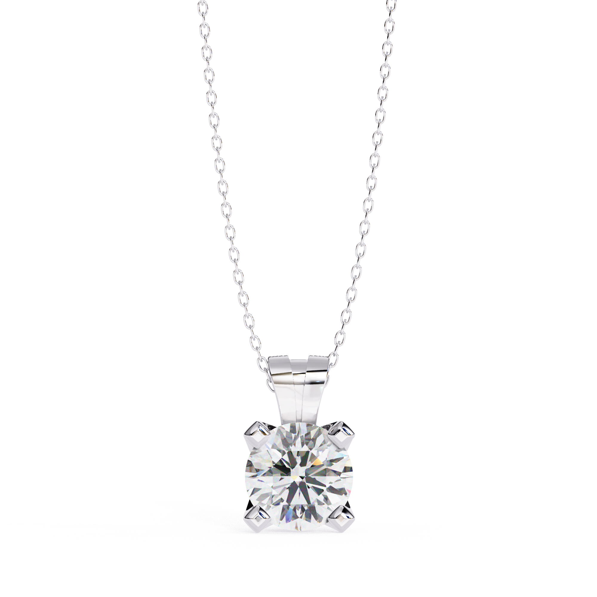 Ethical Diamond Solitaire Pendant