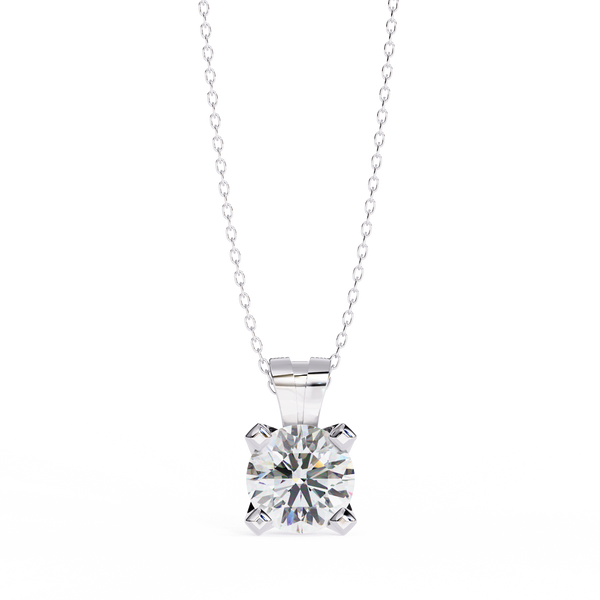 Ethical Lab Grown Diamond Solitaire Pendant