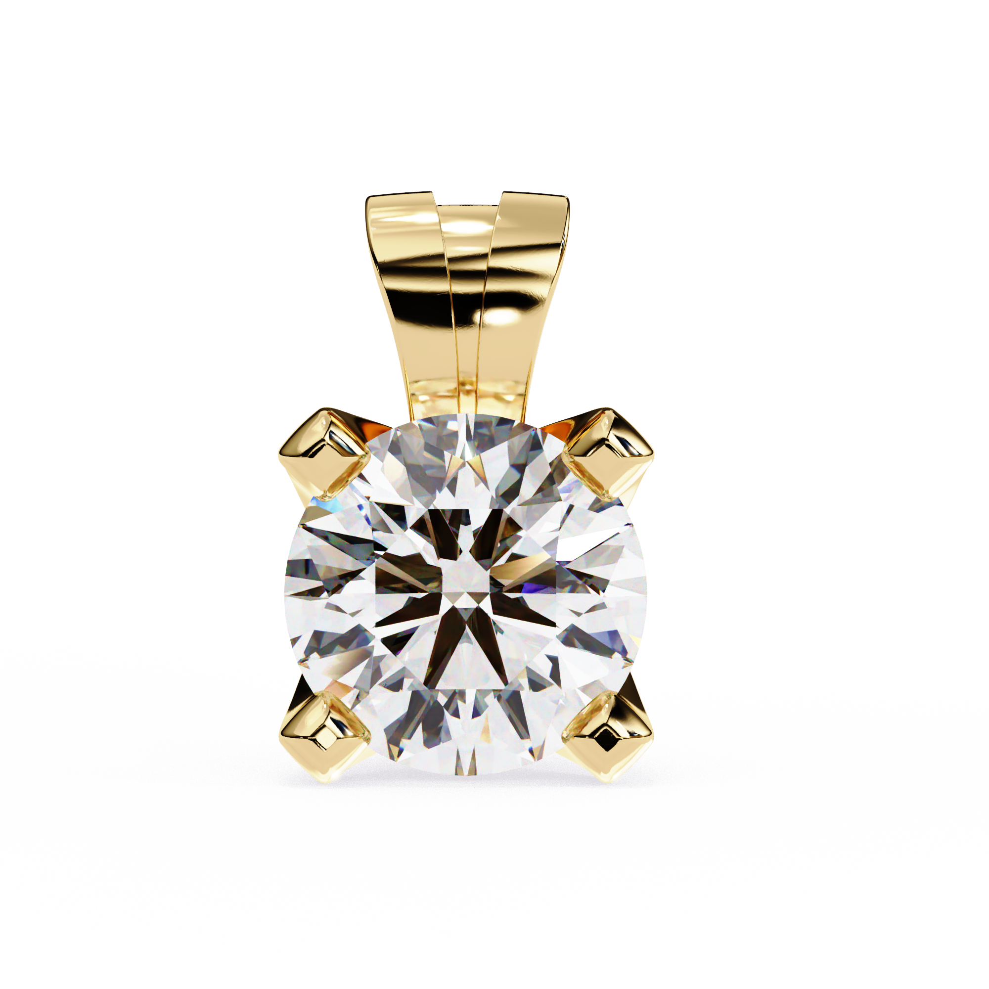 Ethical Diamond Solitaire Pendant