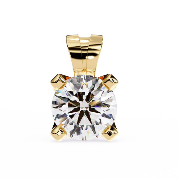 Ethical Lab Grown Diamond Solitaire Pendant
