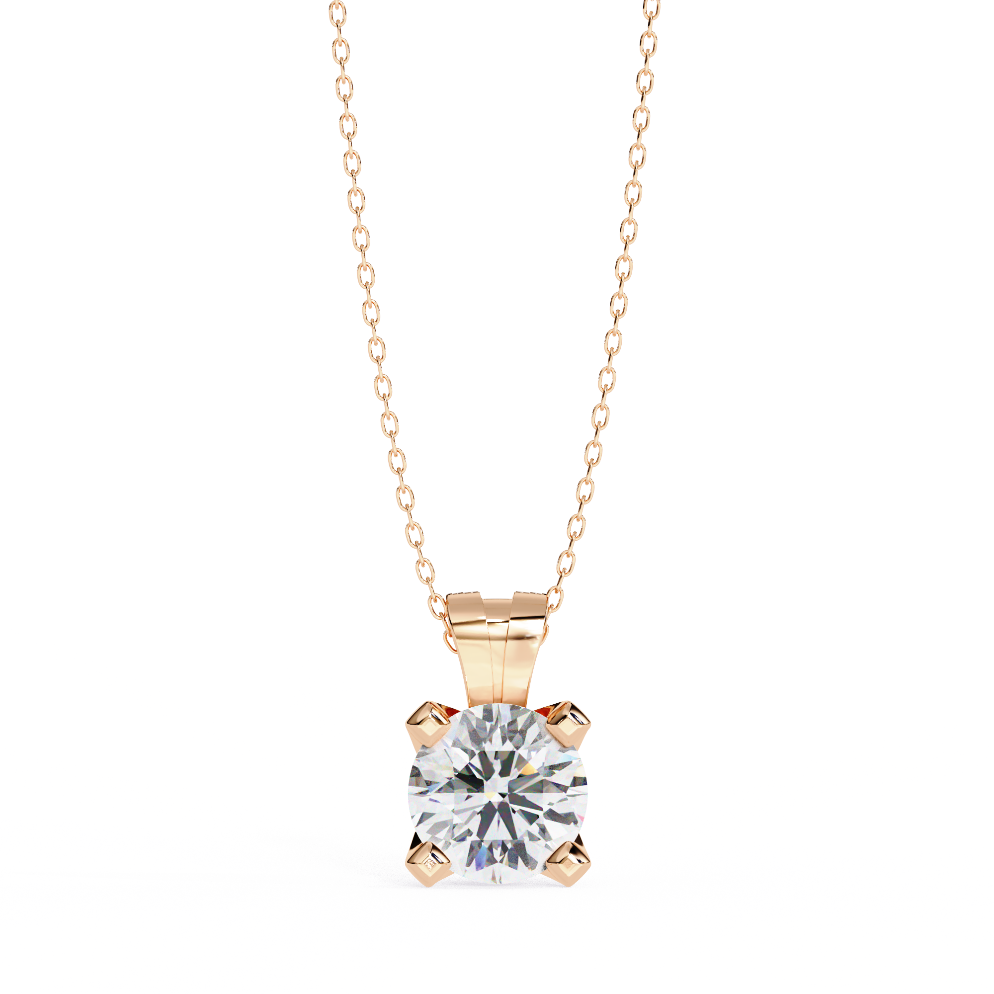 Ethical Diamond Solitaire Pendant