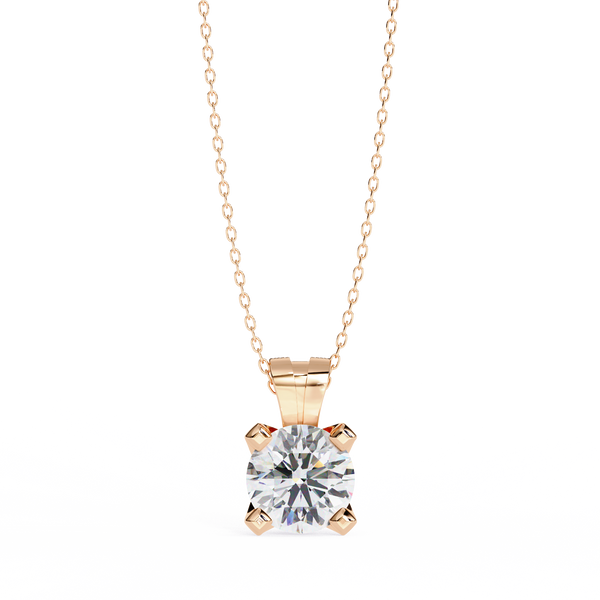 Ethical Lab Grown Diamond Solitaire Pendant