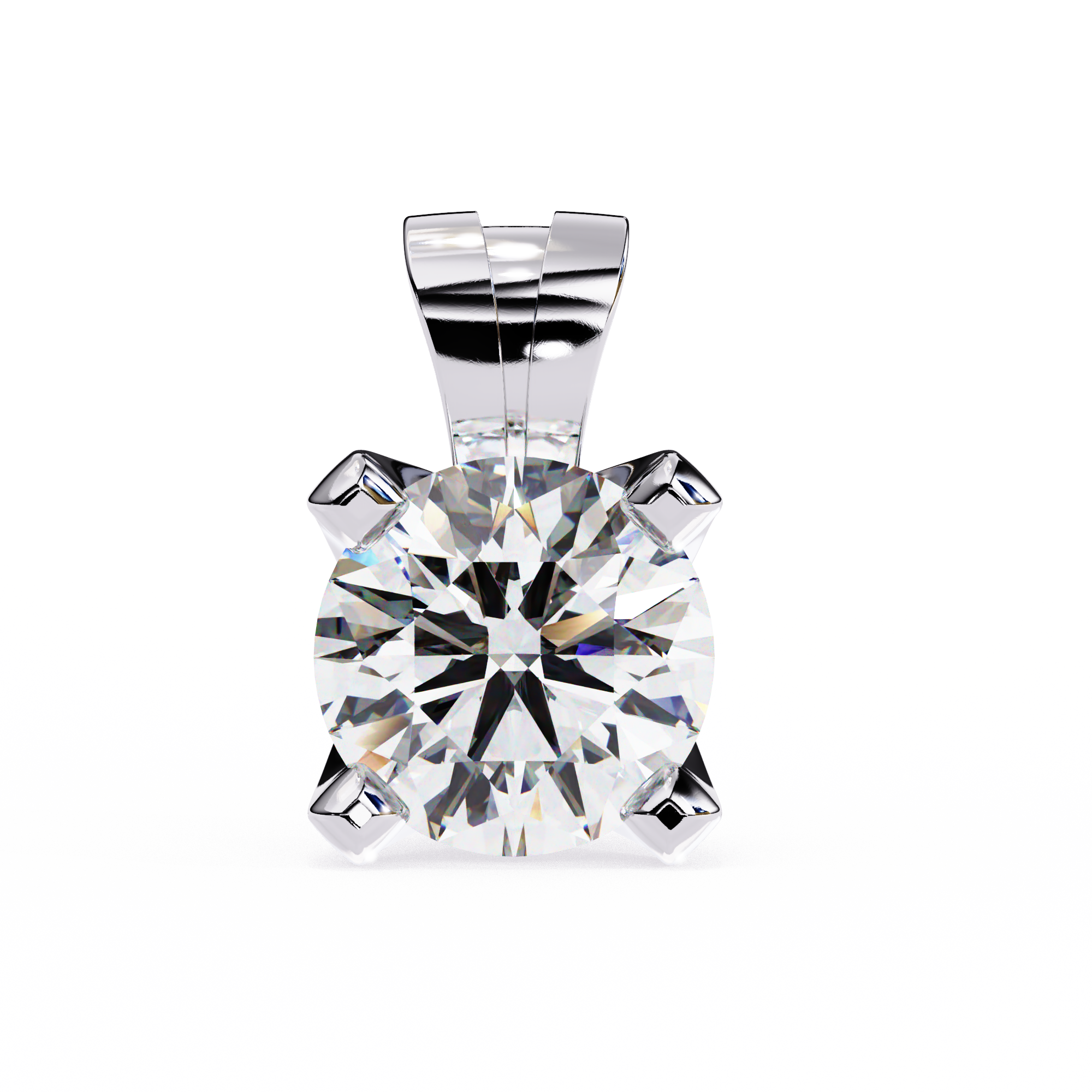 Ethical Diamond Solitaire Pendant