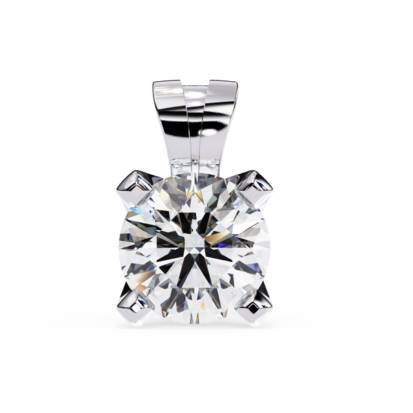 Ethical Lab Grown Diamond Solitaire Pendant