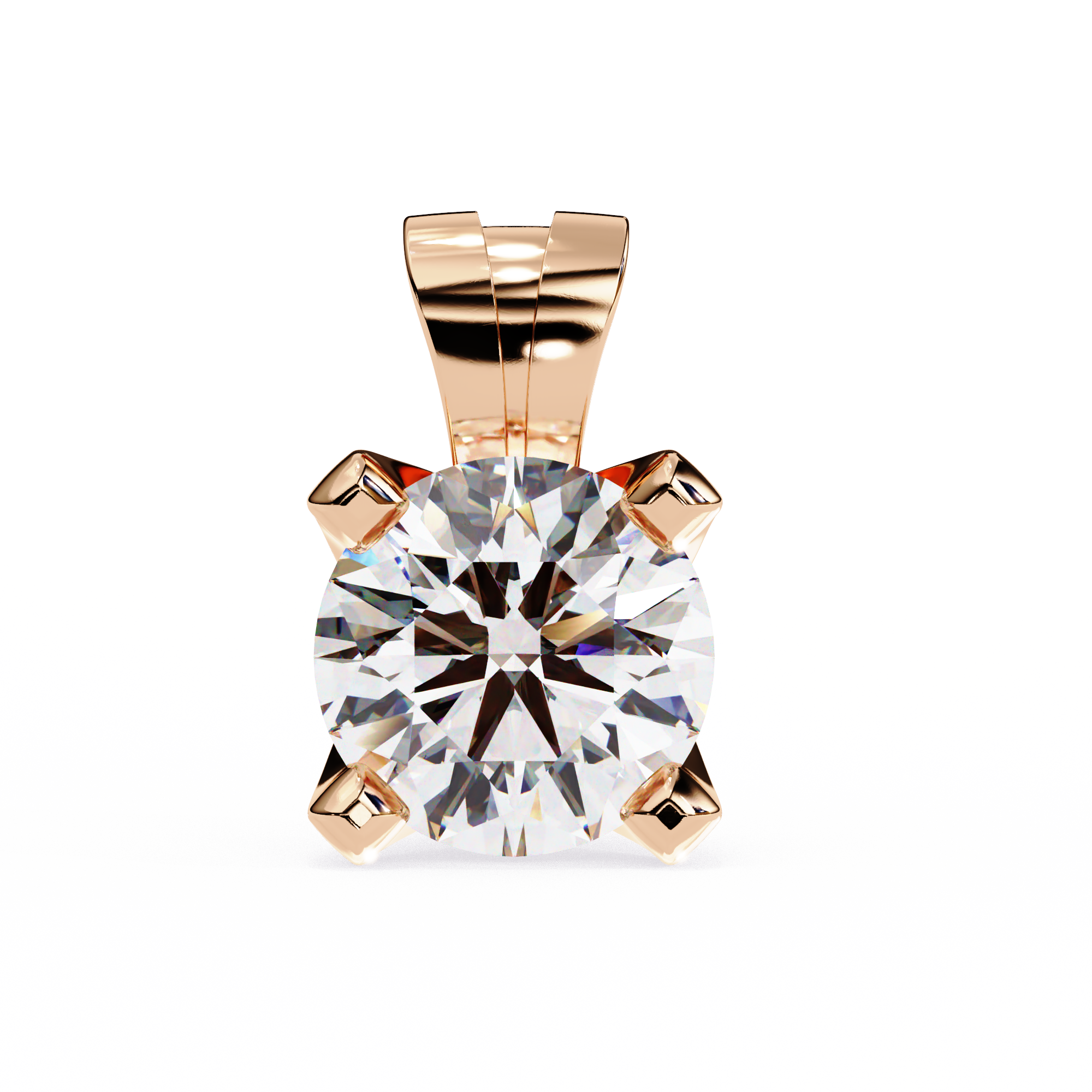 Ethical Diamond Solitaire Pendant