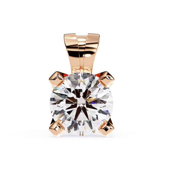 Ethical Lab Grown Diamond Solitaire Pendant