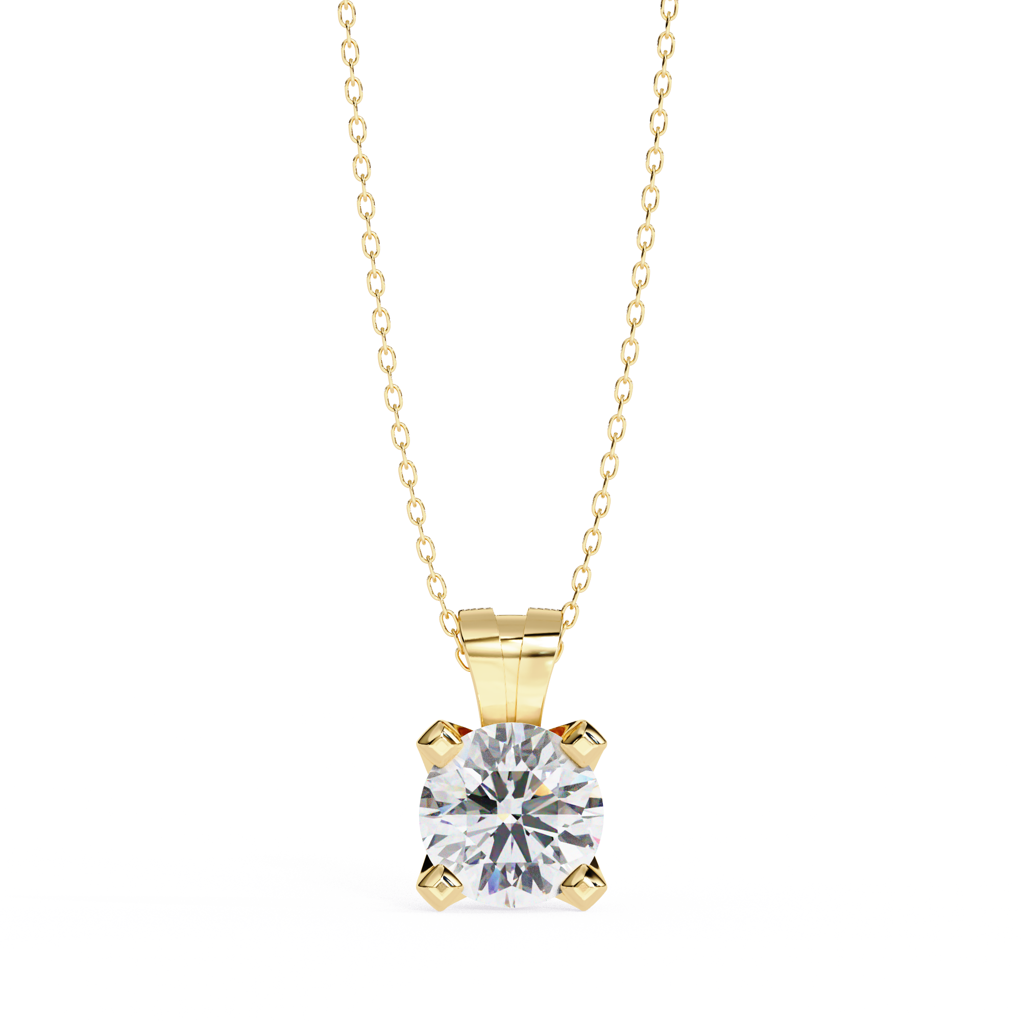 Ethical Diamond Solitaire Pendant