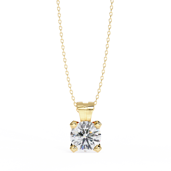 Ethical Lab Grown Diamond Solitaire Pendant