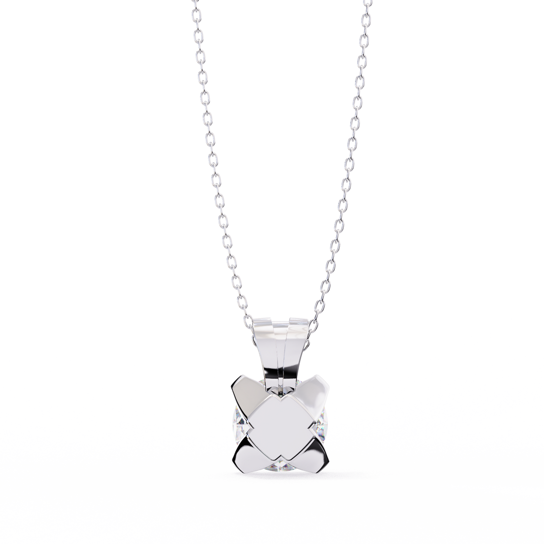 Ethical Diamond Solitaire Pendant