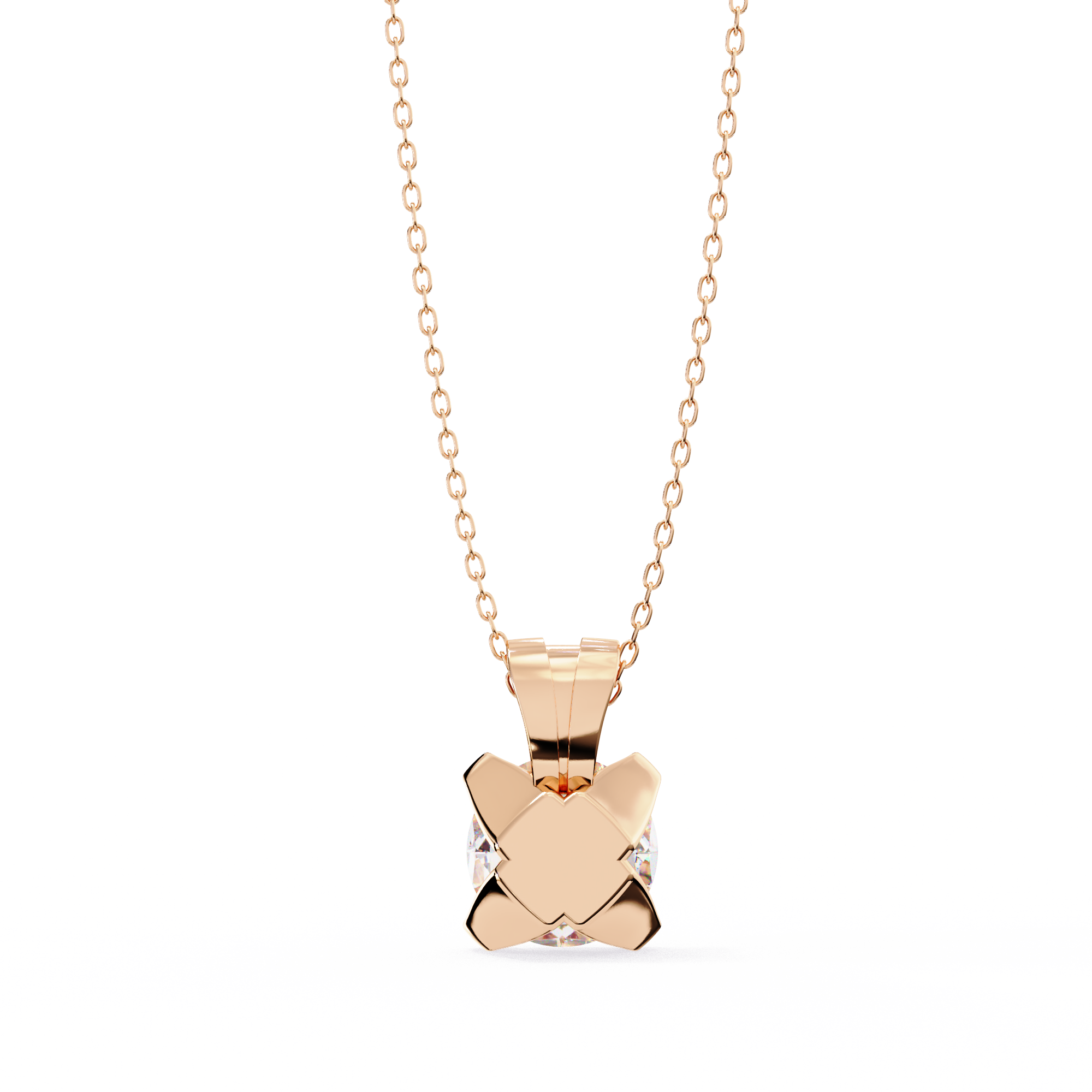 Ethical Diamond Solitaire Pendant