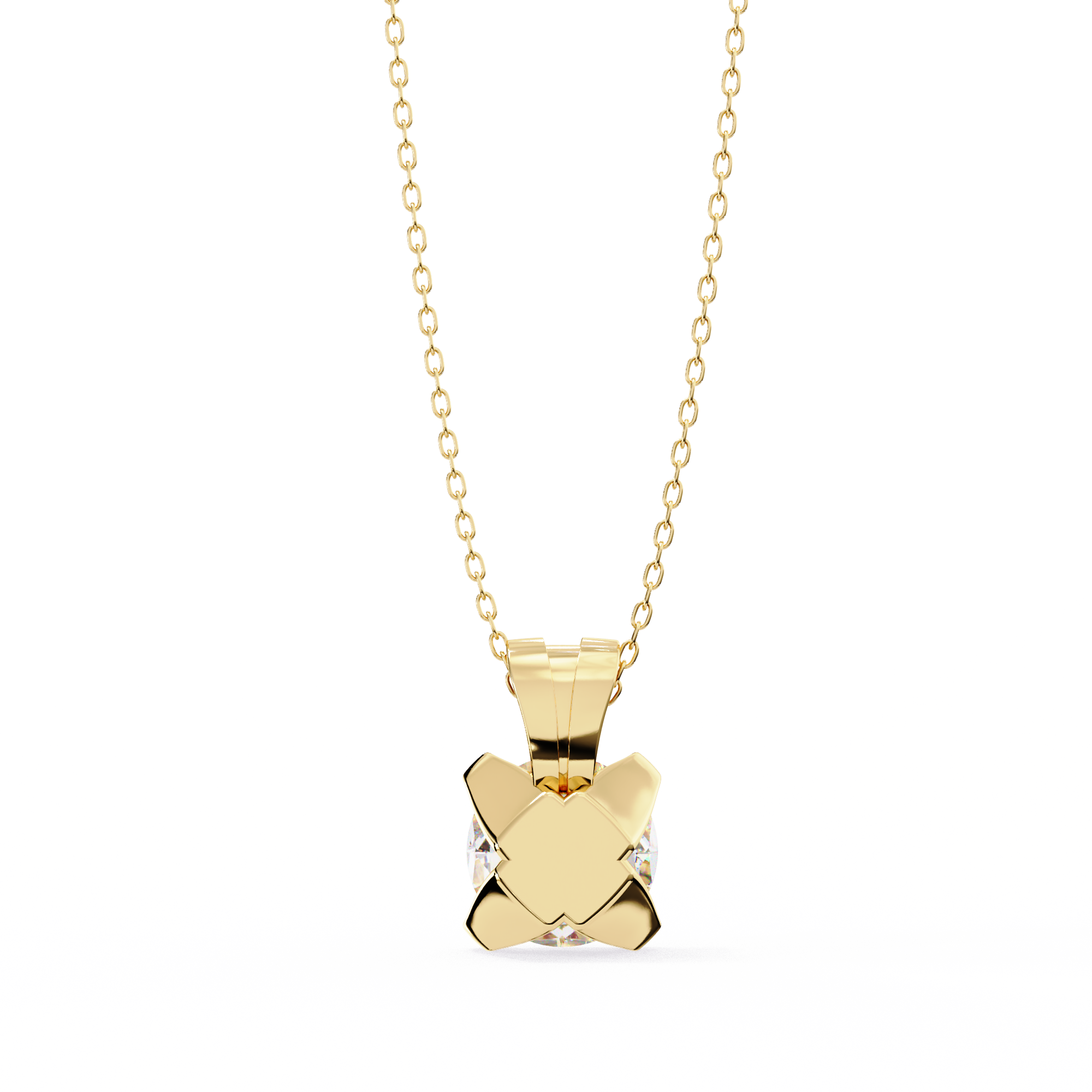 Ethical Diamond Solitaire Pendant