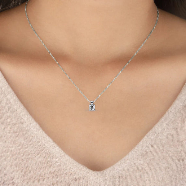 Ethical Lab Grown Diamond Solitaire Pendant
