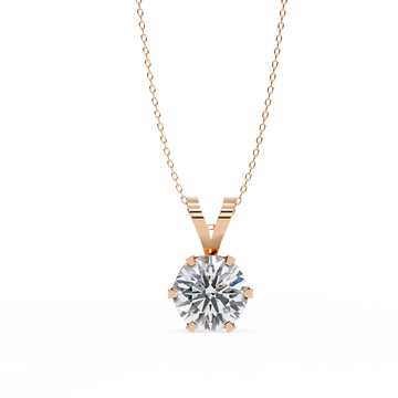"I Made It" Solitaire Diamond Pendant