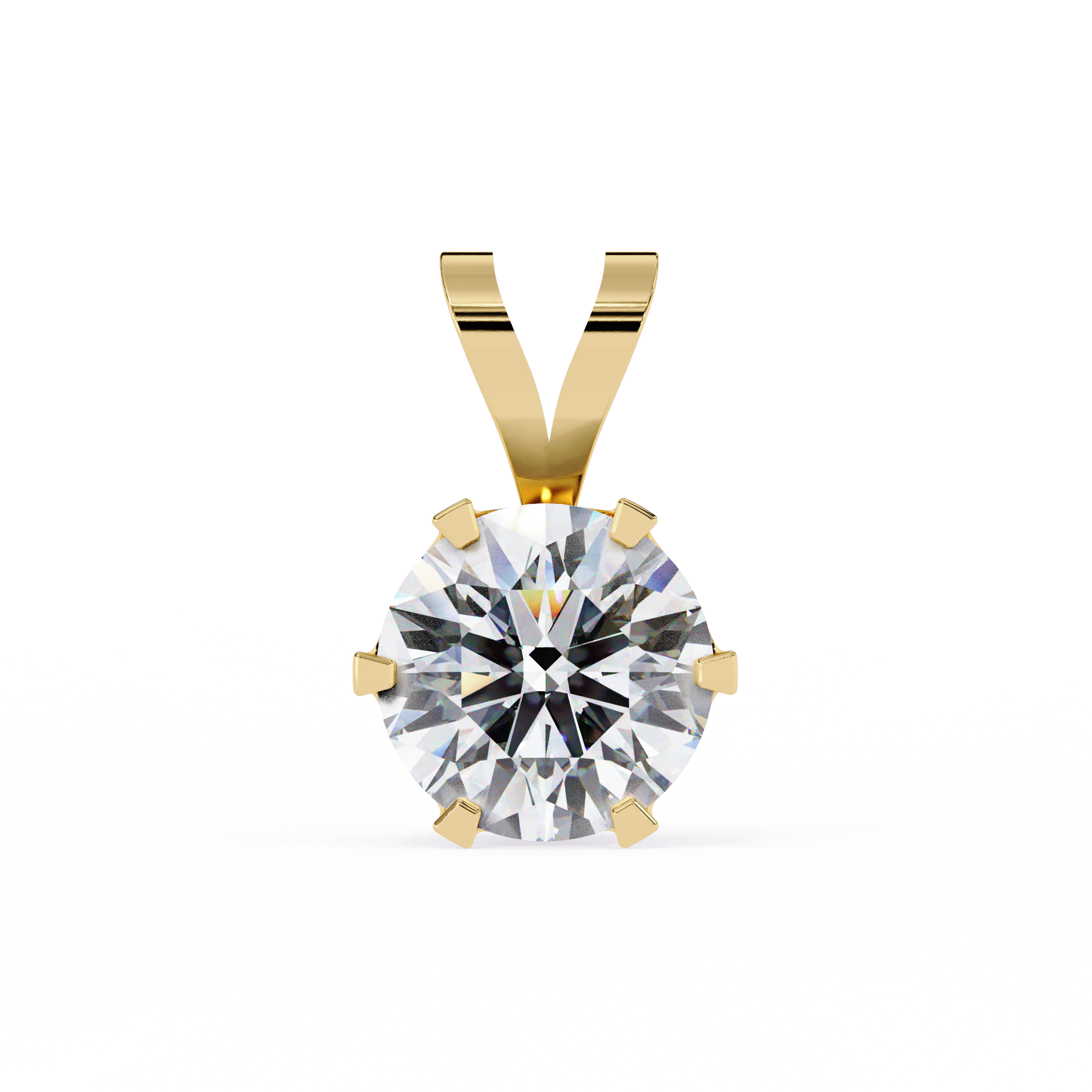 "I Made It" Solitaire Diamond Pendant