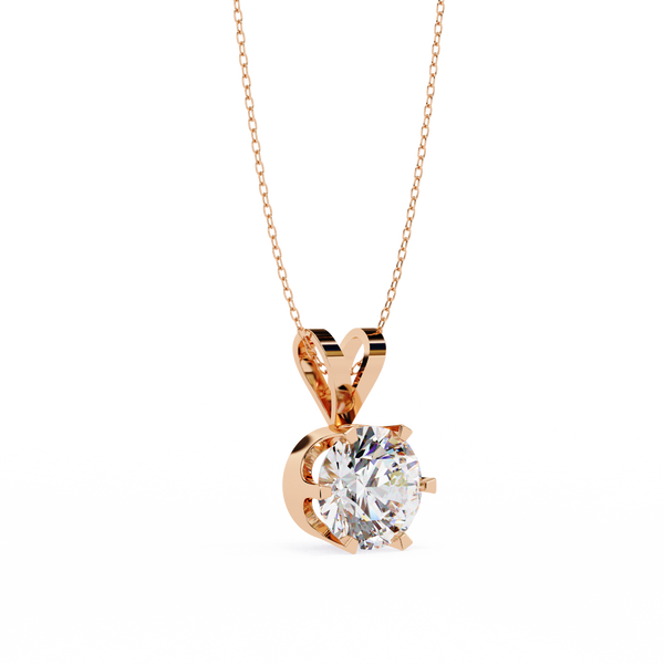 "I Made It" Solitaire Lab Grown Diamond Pendant
