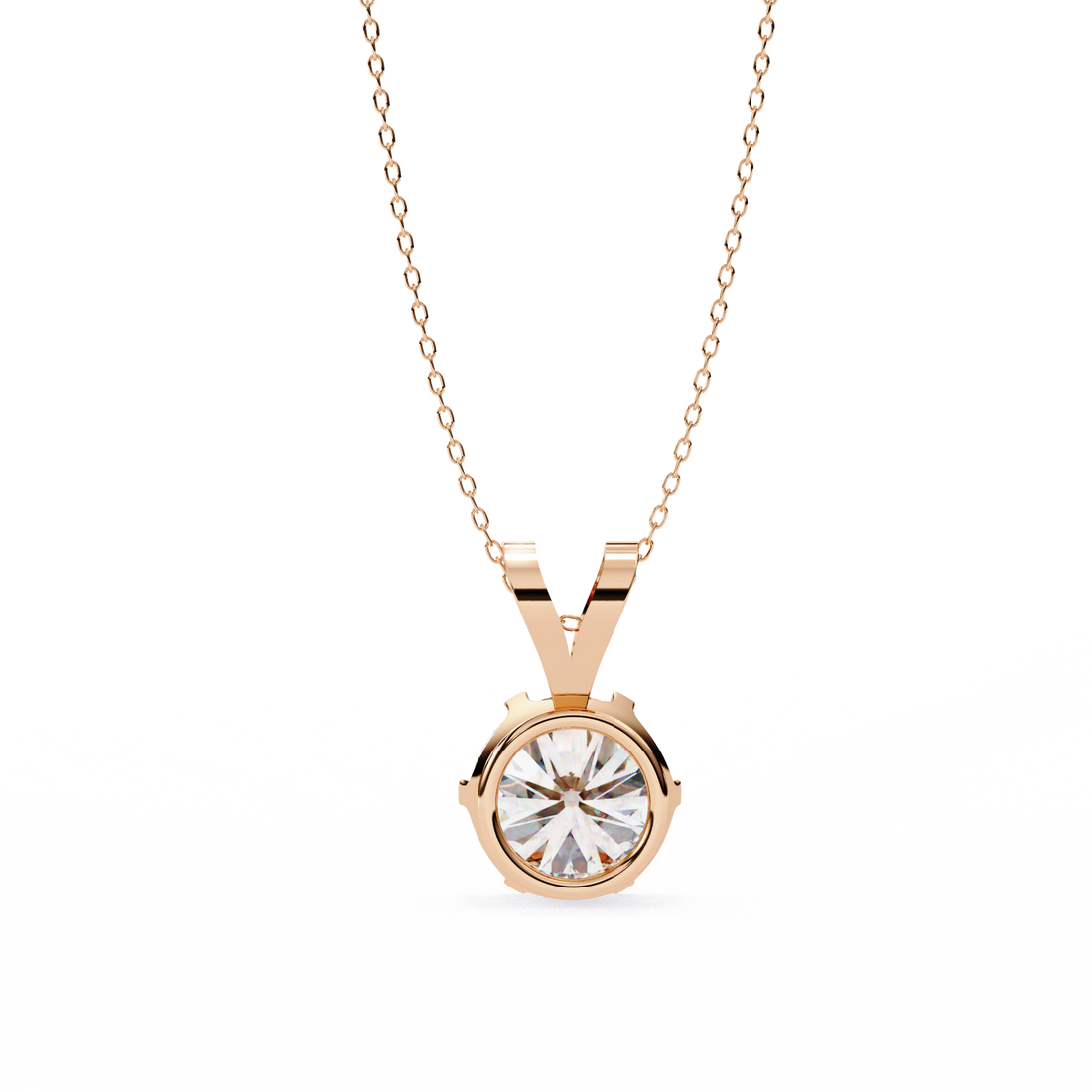 "I Made It" Solitaire Diamond Pendant