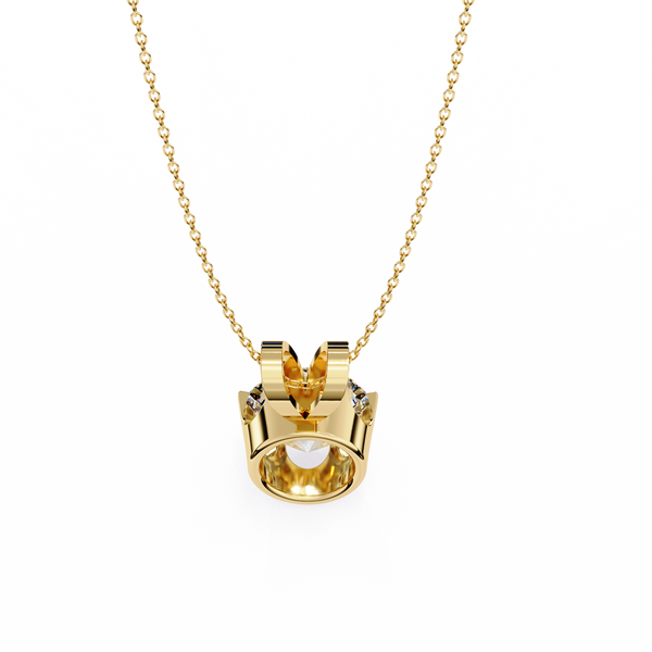 "I Made It" Solitaire Lab Grown Diamond Pendant