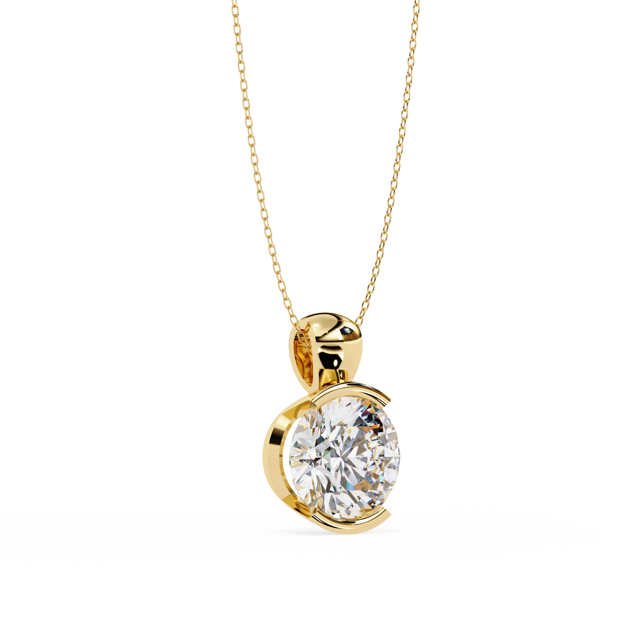 Round Classic soliatare with Tension Setting