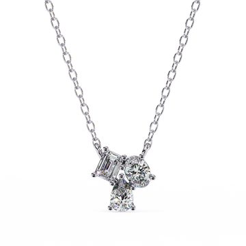 Moi Toi Cluster Diamond Pendant