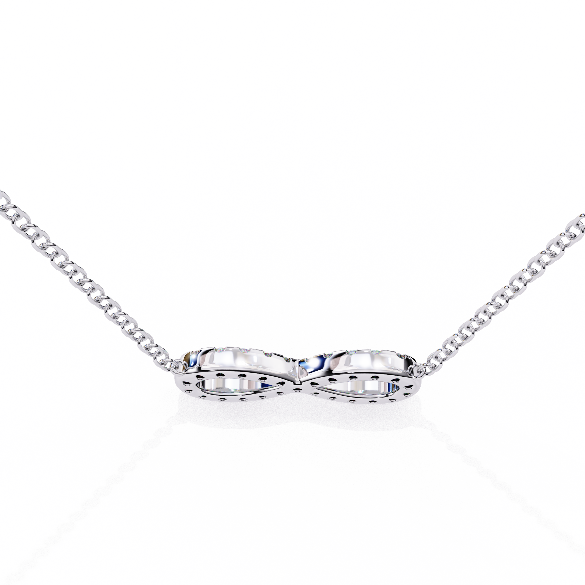 Diamond Infinity Pendant Necklace