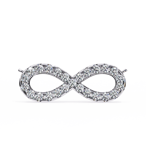 Lab Grown Diamond Infinity Pendant Necklace