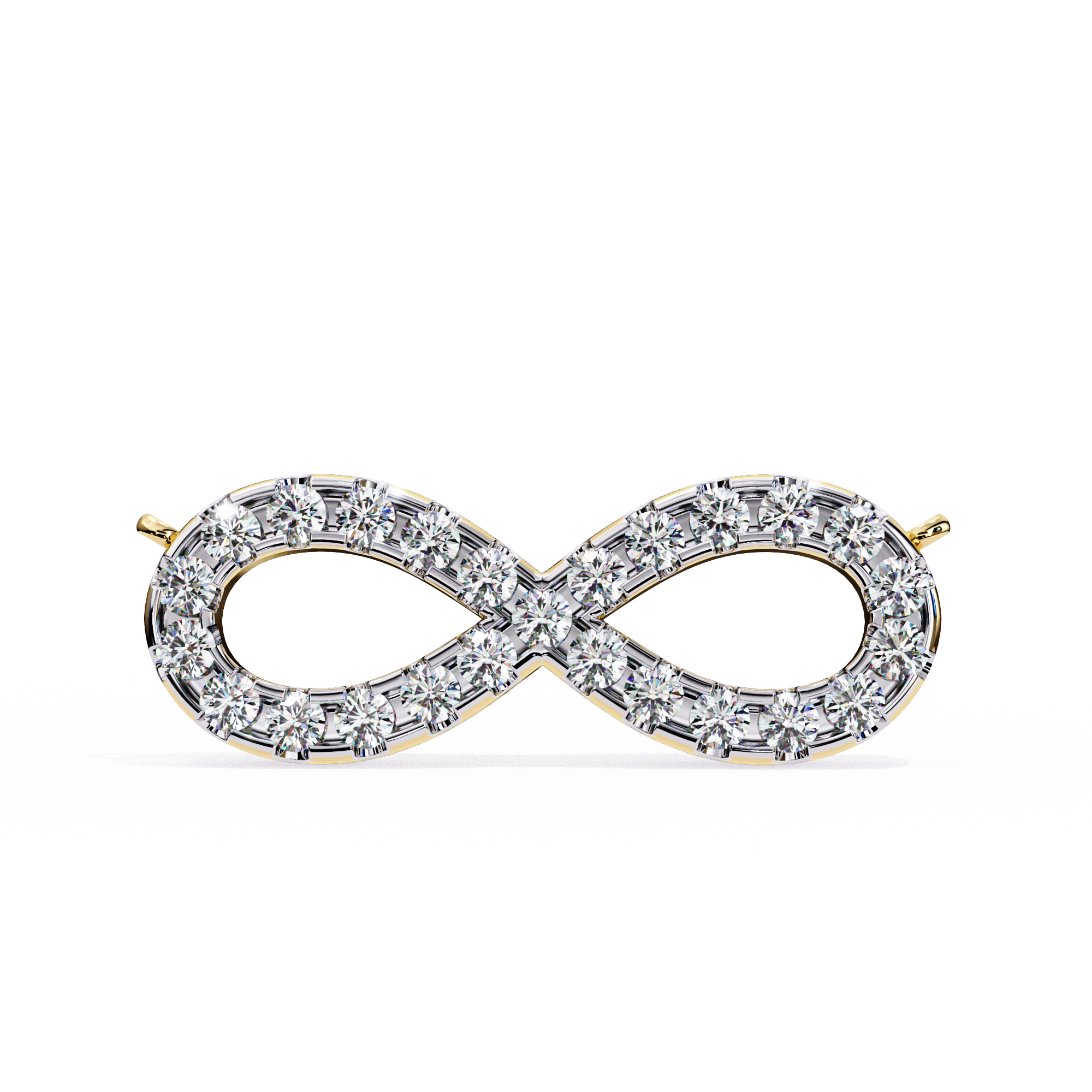 Diamond Infinity Pendant Necklace