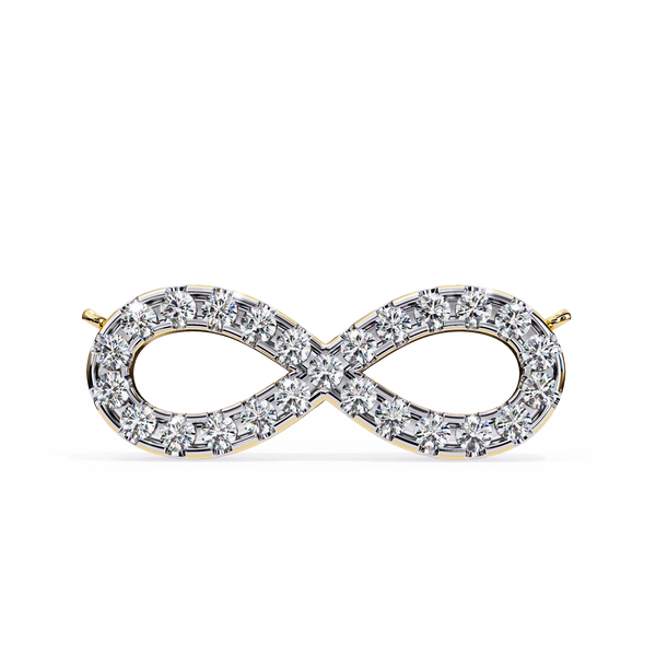 Lab Grown Diamond Infinity Pendant Necklace