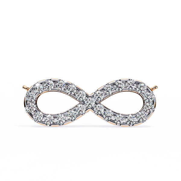 Lab Grown Diamond Infinity Pendant Necklace