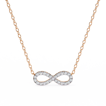 Lab Grown Diamond Infinity Pendant Necklace