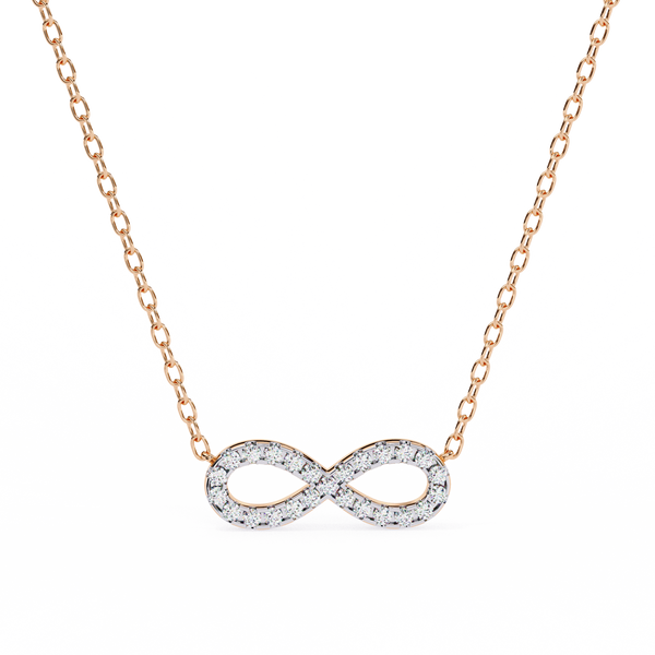 Lab Grown Diamond Infinity Pendant Necklace