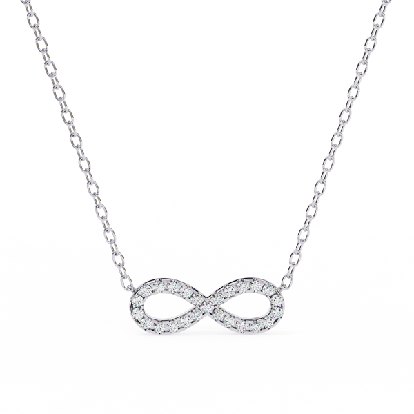 Lab Grown Diamond Infinity Pendant Necklace