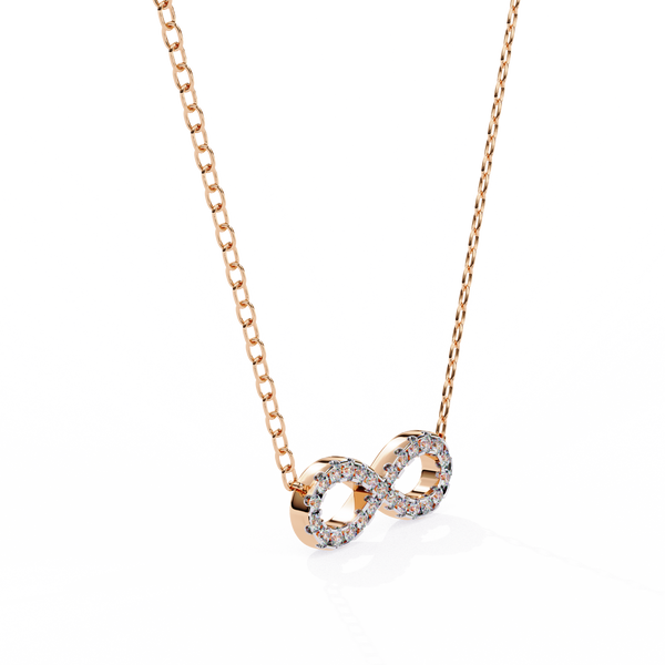 Lab Grown Diamond Infinity Pendant Necklace