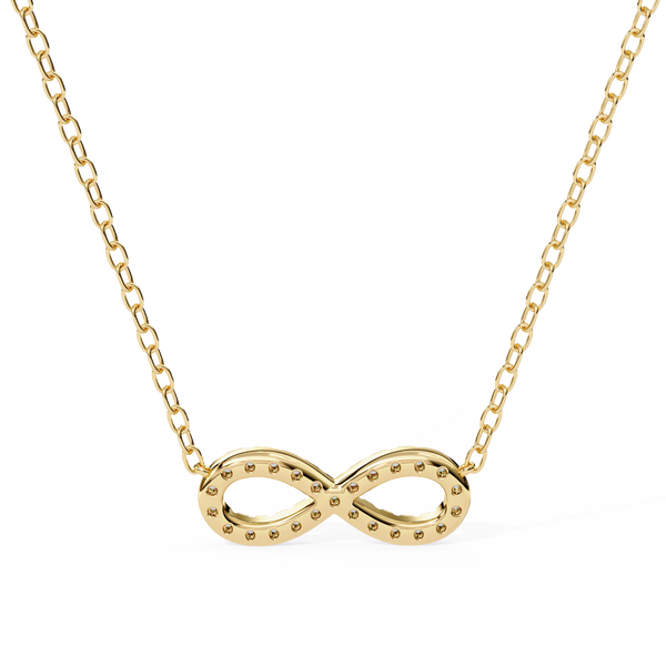 Lab Grown Diamond Infinity Pendant Necklace