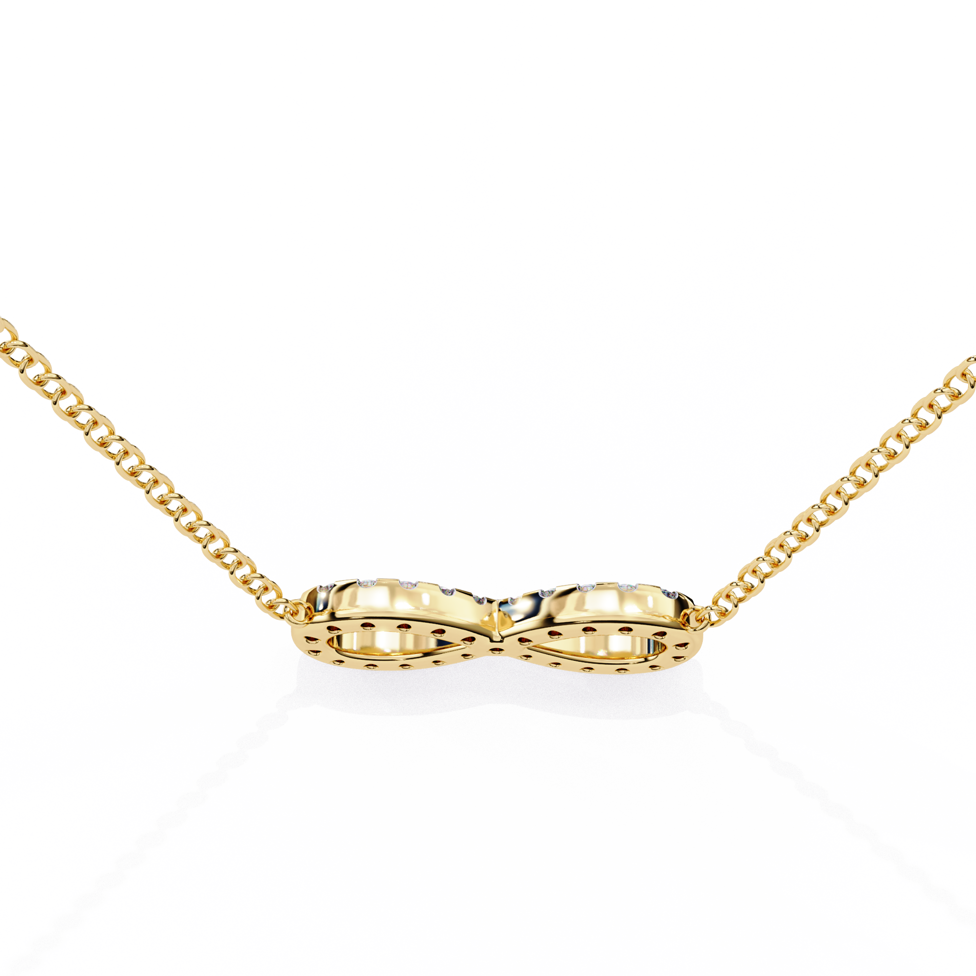 Diamond Infinity Pendant Necklace