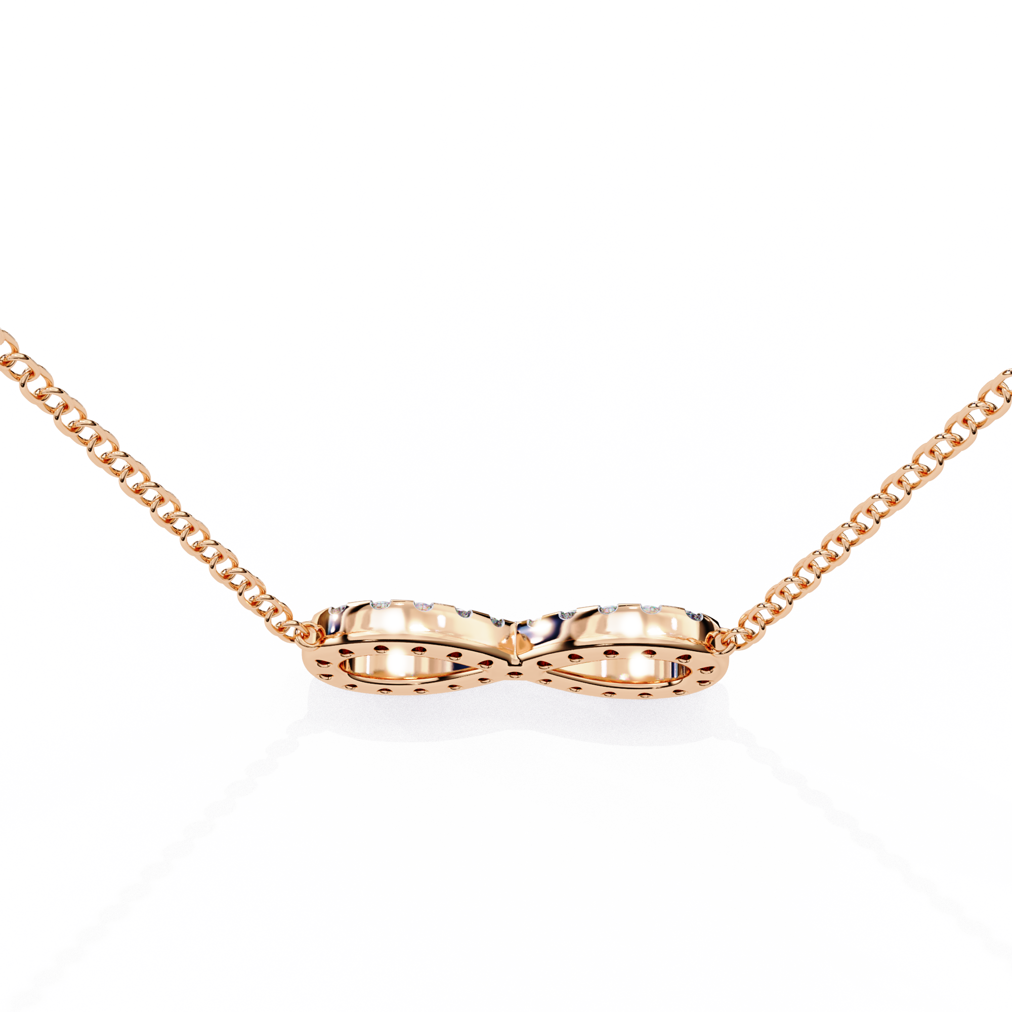 Diamond Infinity Pendant Necklace