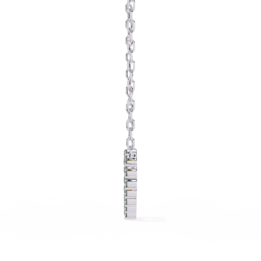 Dazzling Diamond Heart Pendant Necklace