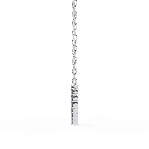 Dazzling Lab Grown Diamond Heart Pendant Necklace