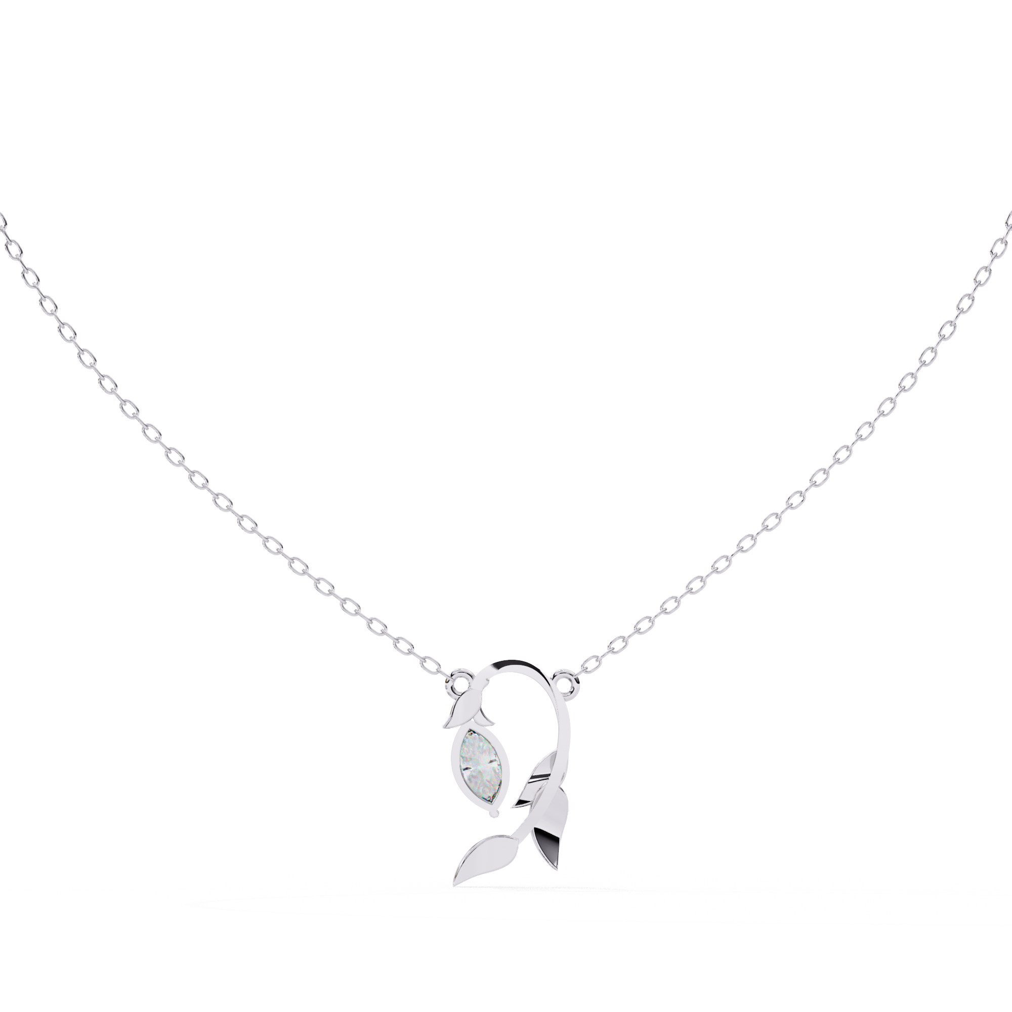 Messika Move Uno Pave Diamond Pendant Necklace