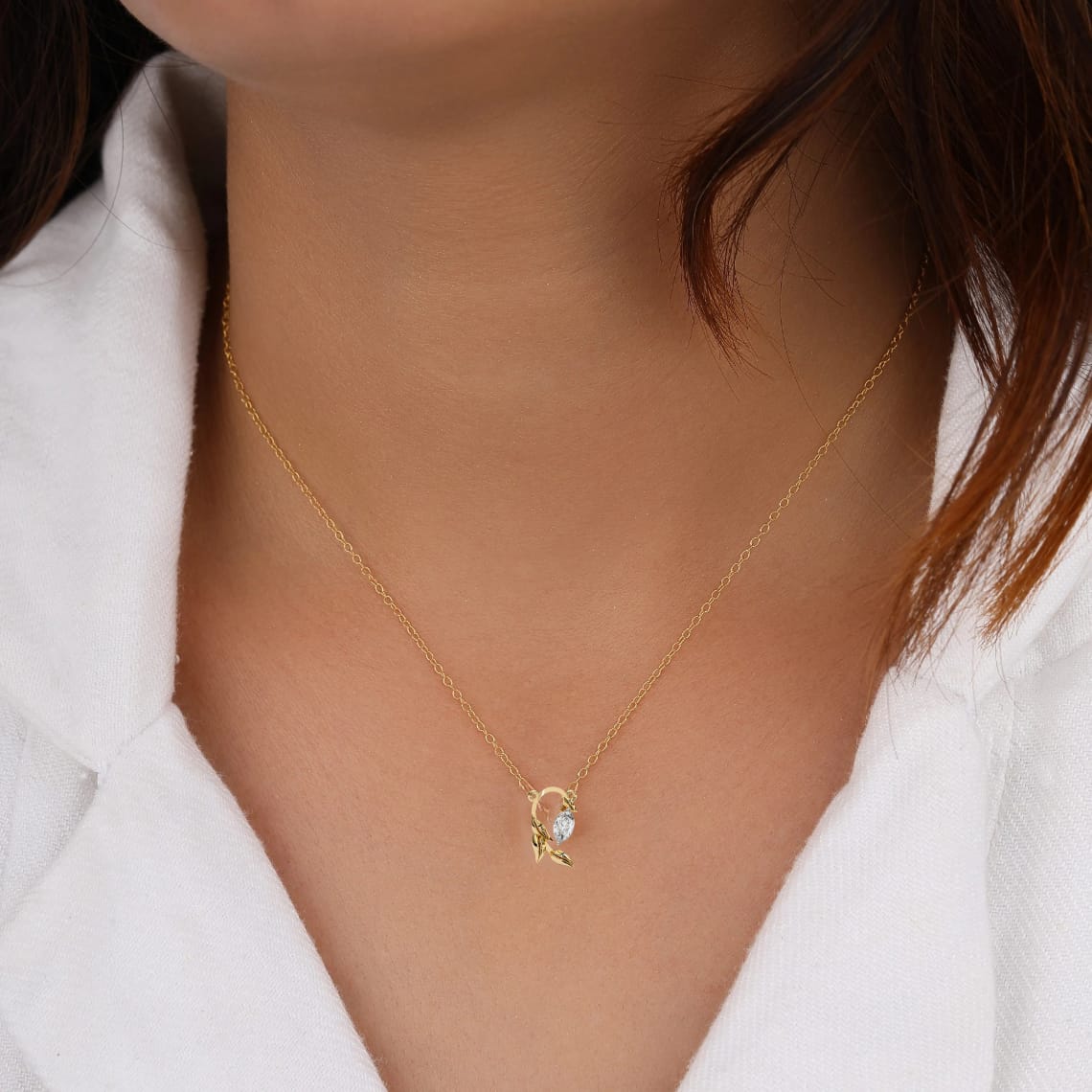 Messika Move Uno Pave Diamond Pendant Necklace